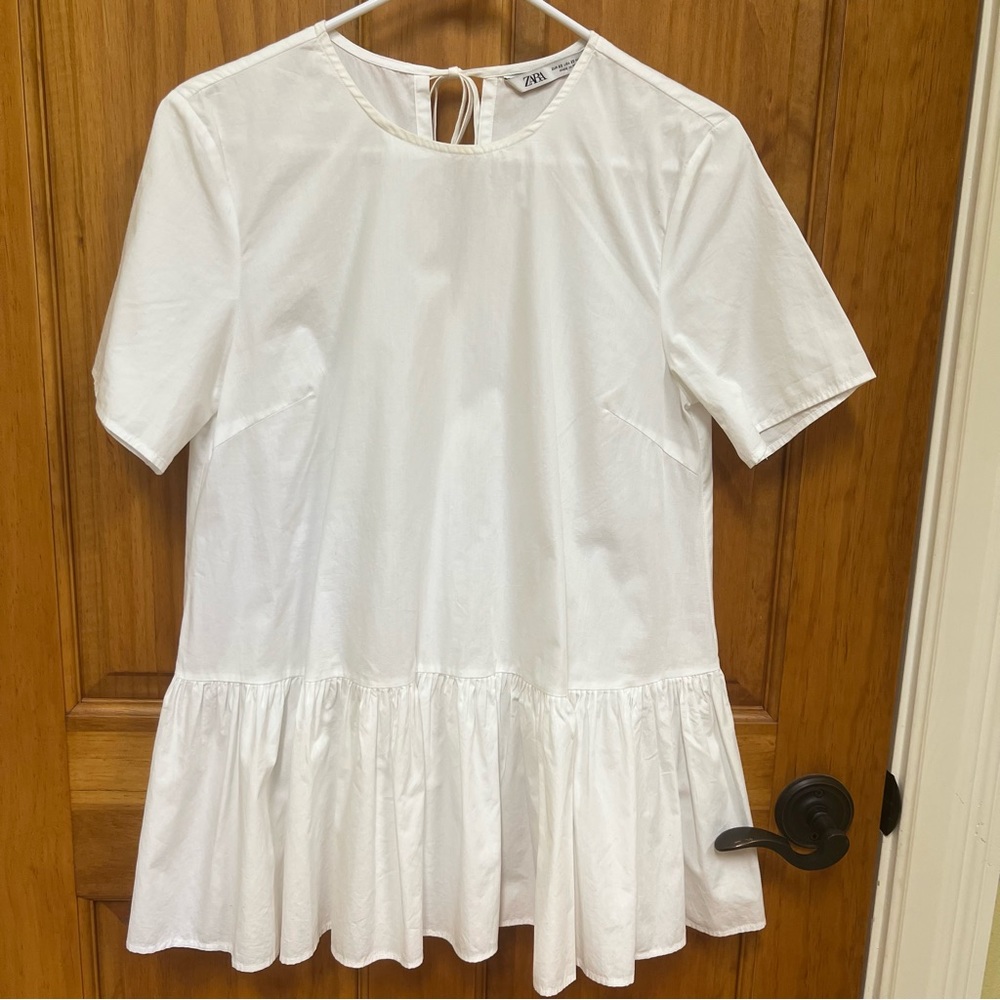 Zara Short Sleeve Blouse, Size XS, EUC